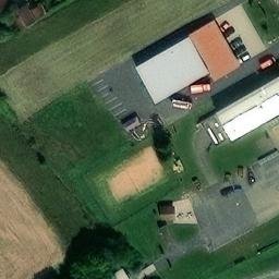 Sand Volleyball Court, Kleinrinderfeld — aerial view