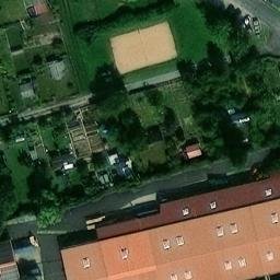 Sand Volleyball Court, Reichenberg — aerial view