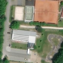 Beach-Volleyball — aerial view