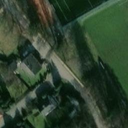 Volleyball Court near Bohuňovice — aerial view