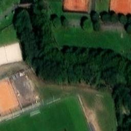 Volleyball Court near Sedlčany — aerial view