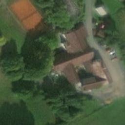 Volleyball Court near Daňkovice — aerial view