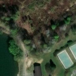 Sand Volleyball Court — aerial view