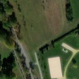 Sand Volleyball Court — aerial view