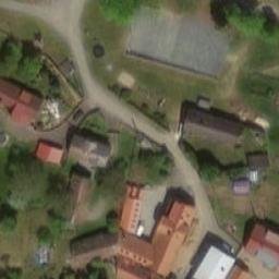Volleyball Court near Tomice — aerial view