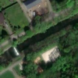 Sand Volleyball Court — aerial view