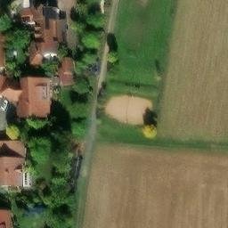 Sand Volleyball Court, Tauberbischofsheim — aerial view