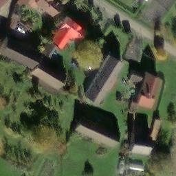 Volleyball Court near Bernartice — aerial view