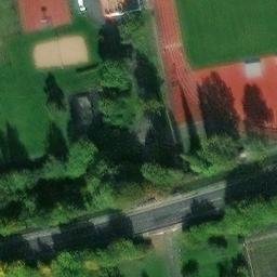 Sand Volleyball Court, Tauberbischofsheim — aerial view
