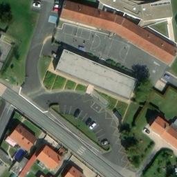 Volleyball Court — aerial view