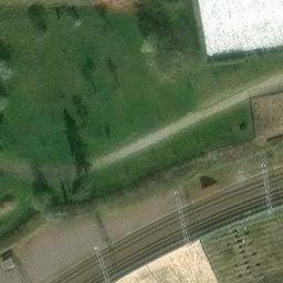 Sand Volleyball Court — aerial view