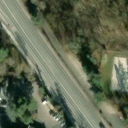 Sand Volleyball Court, Erlangen — aerial view