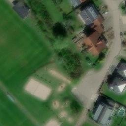 Beach volleyball — aerial view