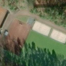 Sand Volleyball Court, Erlangen — aerial view