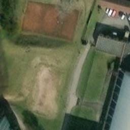 Volleyball Court near Olomouc — aerial view