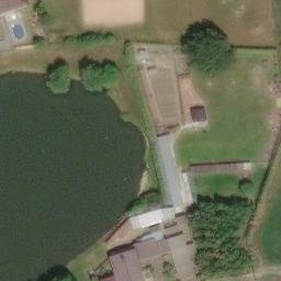 Volleyball Court near Semněvice — aerial view