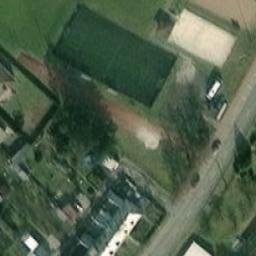 Sand Volleyball Court — aerial view