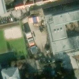 Sand Volleyball Court, Erlangen — aerial view