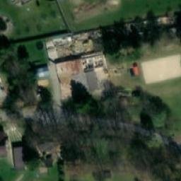 Sand Volleyball Court — aerial view