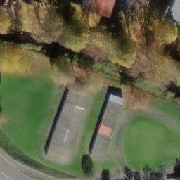 Volleyball Court near Bělá nad Radbuzou — aerial view