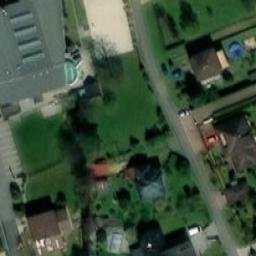 Sand Volleyball Court — aerial view