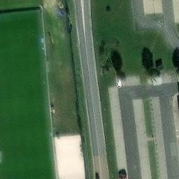 Sand Volleyball Court — aerial view