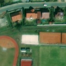 Sand Volleyball Court — aerial view