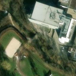 Sand Volleyball Court, Herzogenaurach — aerial view