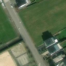 Sand Volleyball Court — aerial view