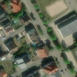 Volleyballfeld — aerial view
