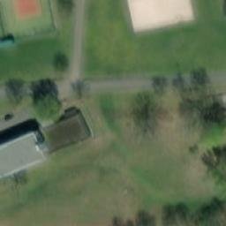 Sand Volleyball Court — aerial view