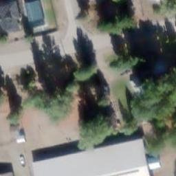 Tulameen Beach Volleyball Court — aerial view