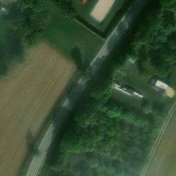 Sand Volleyball Court, Ahorn — aerial view