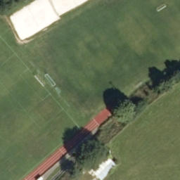 Sand Volleyball Court, Hahnbach — aerial view