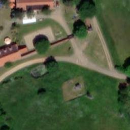 Sand Volleyball Court — aerial view