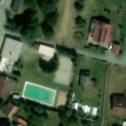 Sand Volleyball Court — aerial view
