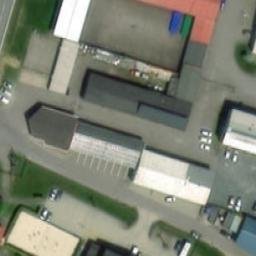 Sand Volleyball Court — aerial view