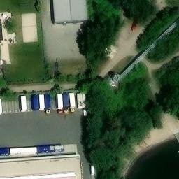 Volleyball Court, Mannheim — aerial view