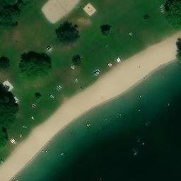 Heddesheim Beach Volleyball Court — aerial view