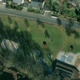 Sand Volleyball Court, Veitsbronn — aerial view