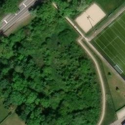 Sand Volleyball Court — aerial view