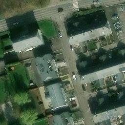 Sand Volleyball Court — aerial view