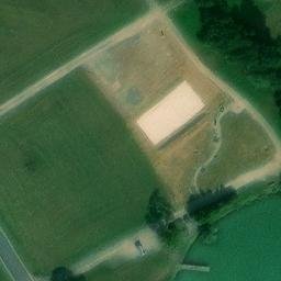 Sand Volleyball Court, Buchen (Odenwald) — aerial view