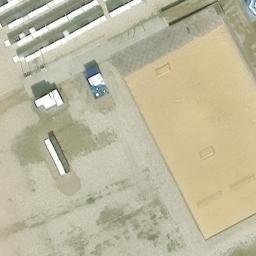 Sand Volleyball Court — aerial view