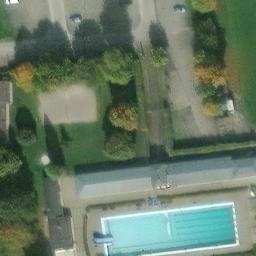 Sand Volleyball Court, Bad Mergentheim — aerial view