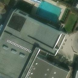 Sand Volleyball Court — aerial view