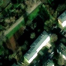 Sand Volleyball Court, Ludwigshafen am Rhein — aerial view