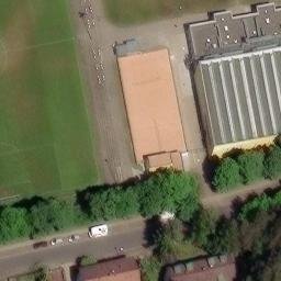Sand Volleyball Court, Schwaig b.Nürnberg — aerial view