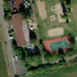 Trift Beach Volleyball Court — aerial view
