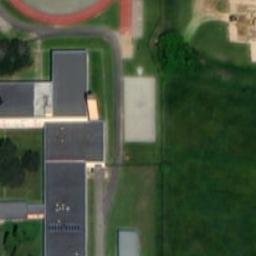 Sand Volleyball Court — aerial view